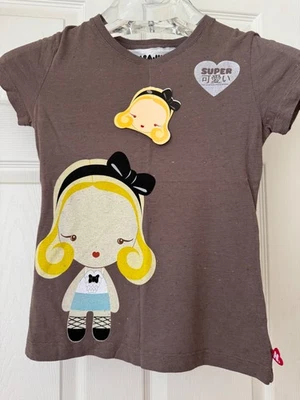 NWT Gwen Stefani Harajuku Lovers Girls T- Shirt Size 10 Jrs Super Kawaii Y2K - Image 1 of 4
