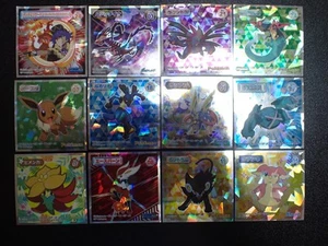 Pokemon Wafer Promo Holo Sticker x12 Charizard Eevee Lucario etc #5517 - Picture 1 of 24