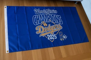 Los Angeles Dodgers World Series Champions 3*5 - Picture 1 of 1
