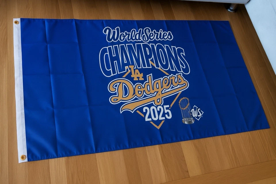 Los Angeles Dodgers World Series Champions 3*5 - Image 1 of 1