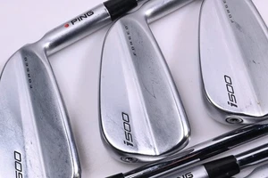 Ping i500 Irons / 4-PW / Red Dot / Regular Flex Ping AWT 2.0 Shafts - Picture 1 of 7