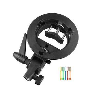 S-Type Bracket Bowens S Mount Holder for Speedlite Flash Snoot Softbox Honeyc... - Image 1 of 4