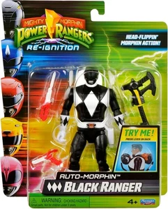 Mighty Morphin Power Rangers Re-Ignition Auto-Morphin Black Ranger - Picture 1 of 3