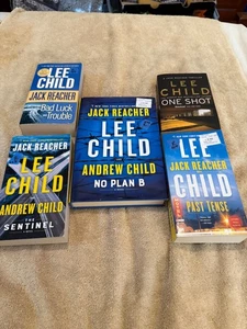 Jack Reacher 5 Book Set by Lee Child- 1 HCDJ 1st ed+4 PB all in great shape - Picture 1 of 13