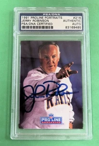 1991 ProLine Portraits JOHN ROBINSON #216 AUTOGRAPHED PSA/DNA AUTHENTIC CERT. - Picture 1 of 4
