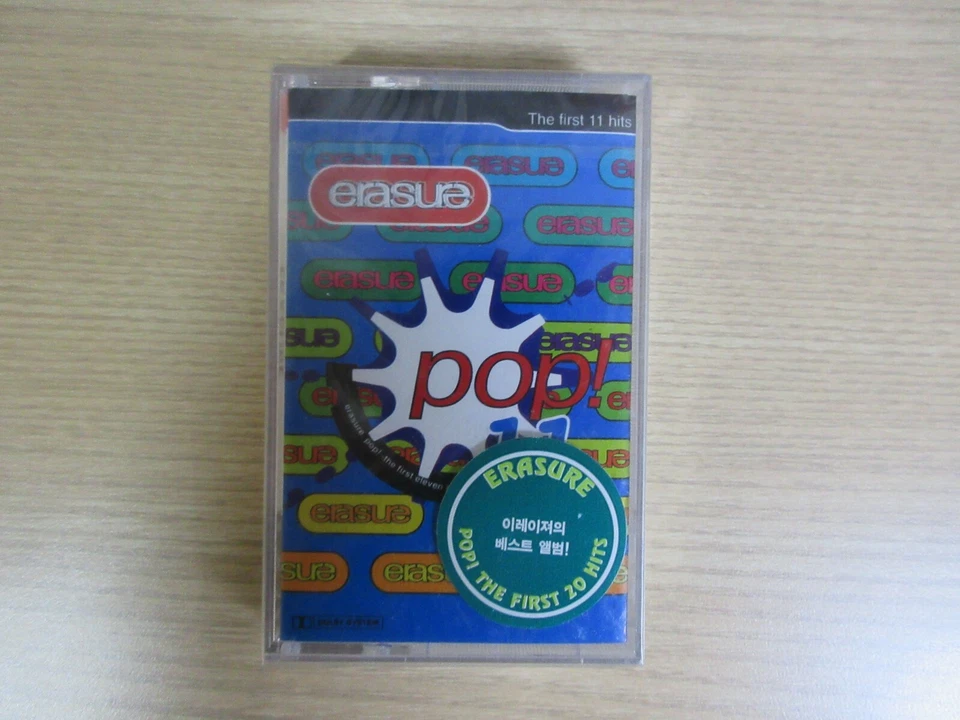 Erasure - Pop! The First 11 Hits 1994 Korea Cassette Tape 11 Tracks SEALED NEW - Image 1 of 3