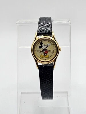 Reloj Pulsera Mujer Vintage Disney Mickey Mouse Seiko 2P20 1021 Estrellas Años 80 Foto 1 de 4