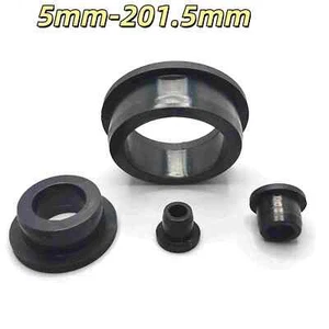 5mm-201.5mm Black Open Wire Grommets Rubber Grommet Gromet Blind Plug Bungs Bush - Picture 1 of 90