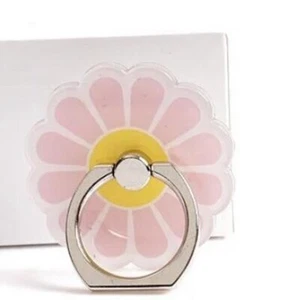 Porta Anello Cellulare Fiore, 360 Girevole Metallo Anello Dito Presa Grip - Foto 1 di 3