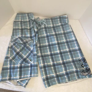 Quiksilver Board Shorts Men’s Size 38 Blue White Black, Great Condition - Picture 1 of 9