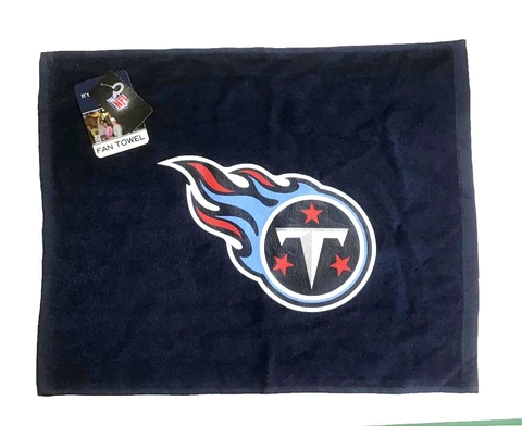 NFL Tennessee Titans Rally Towel Team Color Logo 15" x 18" 100% Cotton Cover