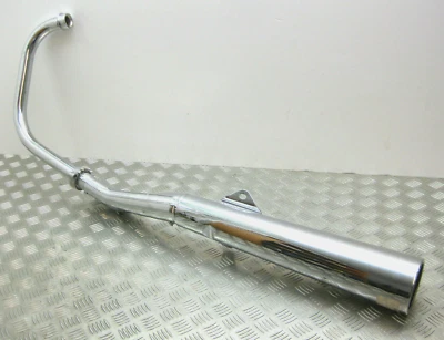 SUZUKI GSX750 / GS750 1980-1983, NUEVO CONJUNTO SILENCIADOR ORIGINAL IZQUIERDO, 14302-45400-H01 Foto 1 de 4