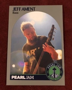 Tarjeta de béisbol Pearl Jam de Seattle - Jeff Ament 3 cama de arte - 2018 Safeco Home Show - Imagen 1 de 1