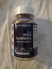 Vitamatic Iron Gummies Supplement for Women & Men 20mg Serving 60 Vegan Gummies