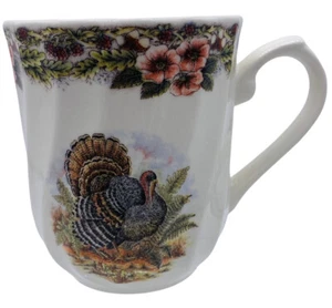 CHURCHILL Mug Myott Factory Archive Illustrations Thanksgiving Turkey Floral - Picture 1 of 5