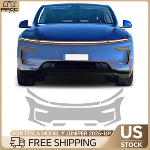 2025 Tesla Model Y Juniper Front Bumper Precut Kit Paint Protection Film PPF TPU - Picture 1 of 20