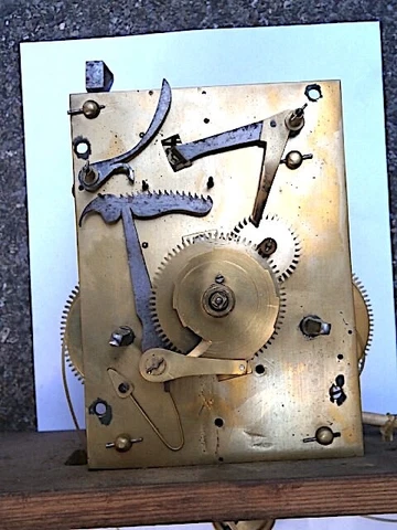 C1800 8 day longcase clock movnment c1800 Cover