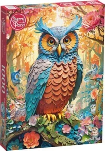 NEW Cherry Pazzi Jigsaw Puzzle 1000 Pieces 30776 Quilled Owl - Imagen 1 de 2