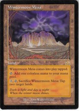 Wintermoon Mesa *Rare* Magic MtG x1 Prophecy SP