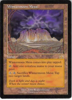 Wintermoon Mesa *Rare* Magic MtG x1 Prophecy SP - Image 1 of 2