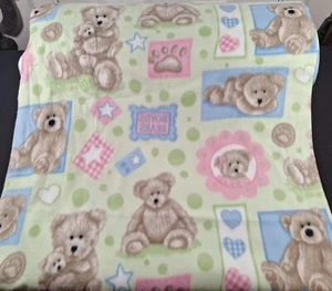 BOYDS BEAR THEME POLYESTER FLEECE Fabric 12 Yards By SPECTRIX - Picture 1 of 10