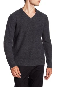 M210 NWT VINCE 100% CASHMERE V NECK MEN SWEATER SIZE S $395 - Picture 1 of 4