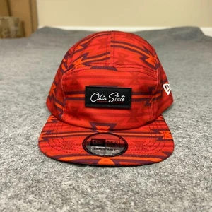 Ohio State Buckeyes Men Hat Adjustable Orange 5 Panel Cap College New Era NEW - Picture 1 of 9