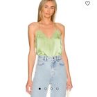 Cami Nyc Racer Charmeuse Cami In Neo Mint