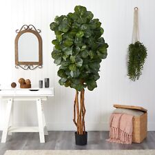 7’ Fiddle Leaf Fig Artificial Tree Home Decor. Retail $256