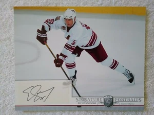 2006-07 Upper Deck Be A Player Ed Jovanovski 8X10 Autographed Photo Card - Picture 1 of 2