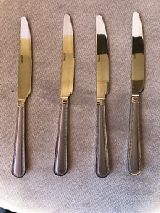 Lot Of 4 Pfaltzgraff Dinner Knifes Stainless Flatware - Picture 1 of 5