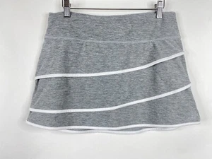 BCG Skort Women's Size M Grey White Trim Tru-Wick Short Golf Tennis Activewear - Picture 1 of 8