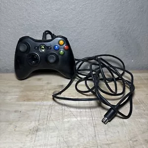 GameStop Xbox 360 Black Controller BB-070 Wired Corded *Parts Only* Not Tested - Picture 1 of 3