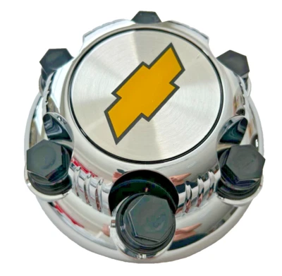 Tapa central de rueda cromada dorada 184 mm 6 tacos para camioneta Chevy Tahoe Suburban 1 pieza Foto 1 de 4