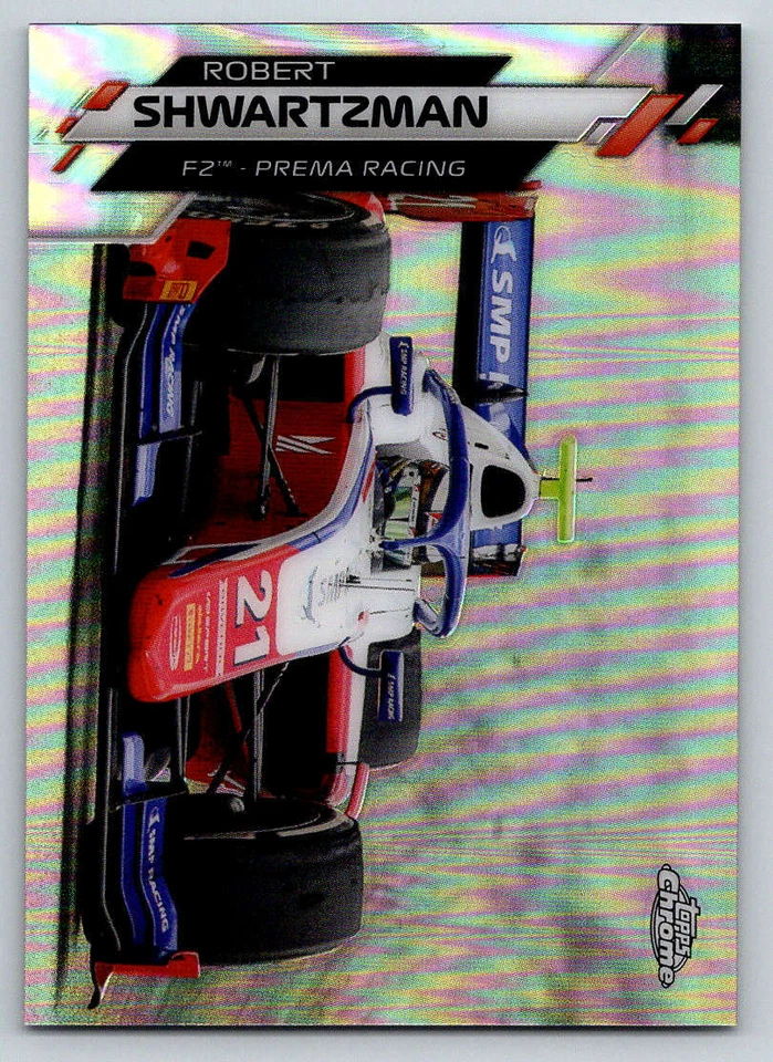 2020 Topps Chrome Formula 1 Refractors #76 Robert Shwartzman (ref 219944) - Image 1 of 2