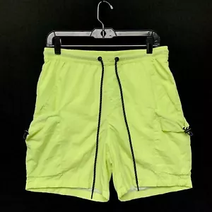 Pacsun Swim Trunks Men's Size S Small Nylon Beach Bathing Suit Lime Green Shorts - Picture 1 of 5