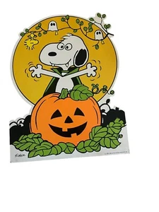 Cartón troquelado vintage de Halloween - Vampire Snoopy - Imagen 1 de 1