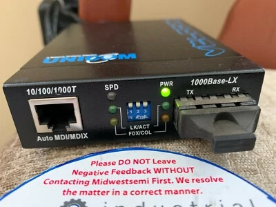 GEP-5400TF-C UNICOM GIGABIT ETHERNET FIBER OPTIC 1000BASE-LX SHIPSAMEDAY TESTED - Image 1 of 4