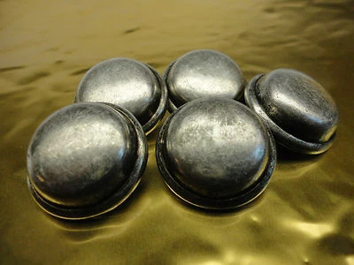 6 Stück Knöpfe Knopf Ösenknopf silber antik, Shabby Ø 28 mm Jeans,Trachten  K117 - Bild 1 von 3