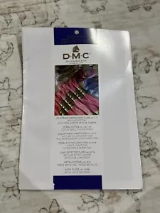 DMC COLORCRD Needlework Threads 12-Page Printed Color Card - Picture 1 of 4