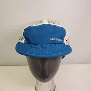 Vintage Patagonia Hat Cap Mesh Duckbill Blue Cycling Running 90s - Picture 1 of 9
