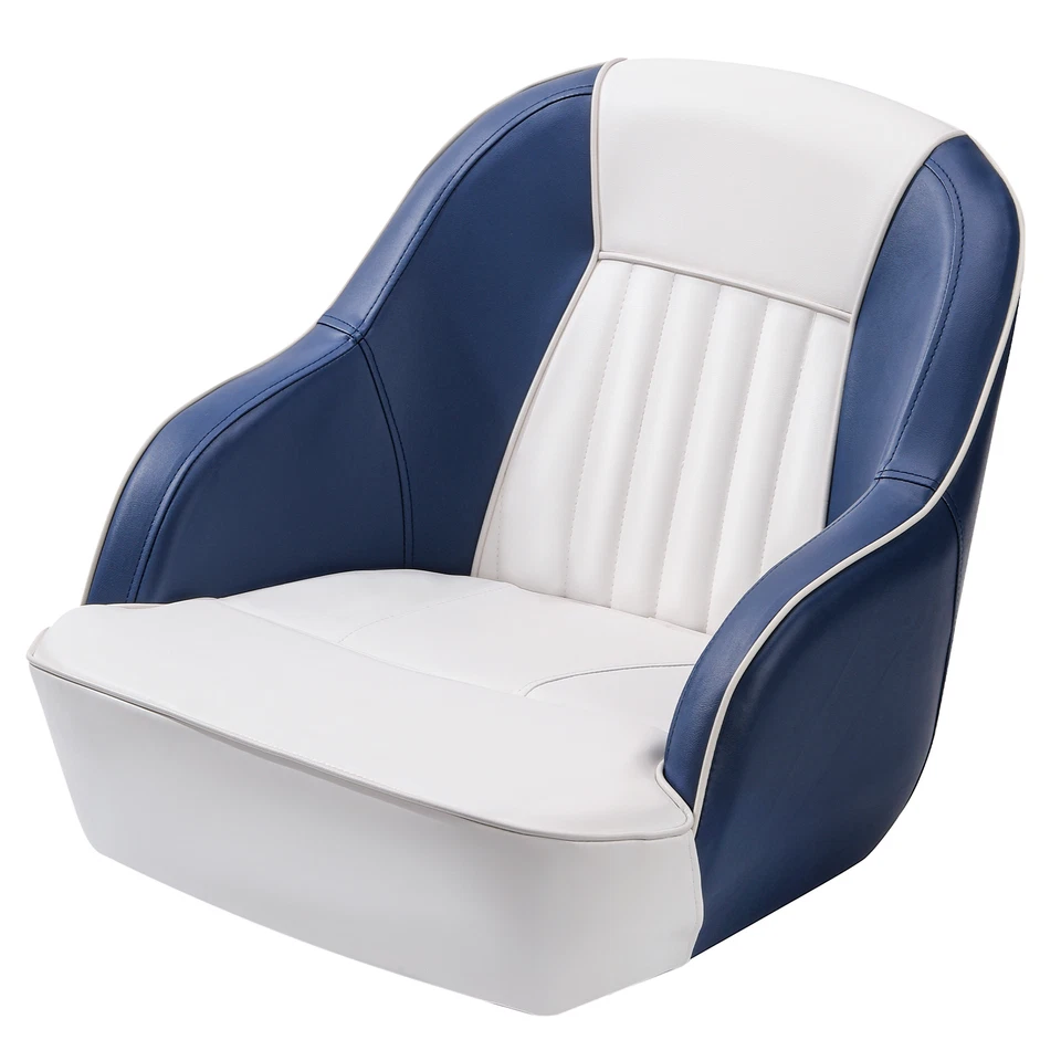 Pontoon Boat Seat Captain Bucket Seat Boat Chair with Thickened Sponge Padding Foto 1 de 1
