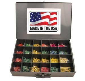 3M Heat Shrink Wire Connector Assortment Automotive Marine Kit 480 Pc Metal Box - Picture 1 of 1