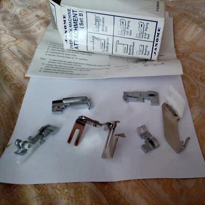 Janome Overlock Machine Attachment - SET B for Catergory D Machines - Image 1 of 4