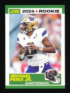 2024 PANINI SCORE MICHAEL PENIX JR. 35TH ANNIVERSARY ROOKIES RC #7 FALCONS - Picture 1 of 2