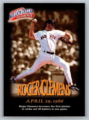 1997-98 Fleer Million Dollar Moments #12 Roger Clemens - Image 1 of 2