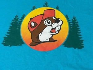 BUC-EE'S - 2XL - EXTRA EXTRA LARGE - Men's Short Sleeve BLUE T-Shirt - NEW - Picture 1 of 24