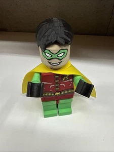 Big Brick Lego inspired Robin  3D figure  9in. Tall - Picture 1 of 4