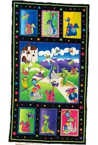 Dinosaur Fabric Panel 43x23.5” - Picture 1 of 1
