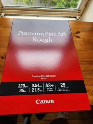 佳能高级美术粗糙相纸,13x19”,25 张 — 第 1/2 张图片